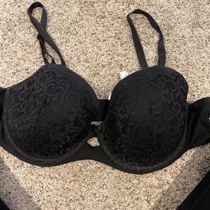 Barely worn Black lace bra